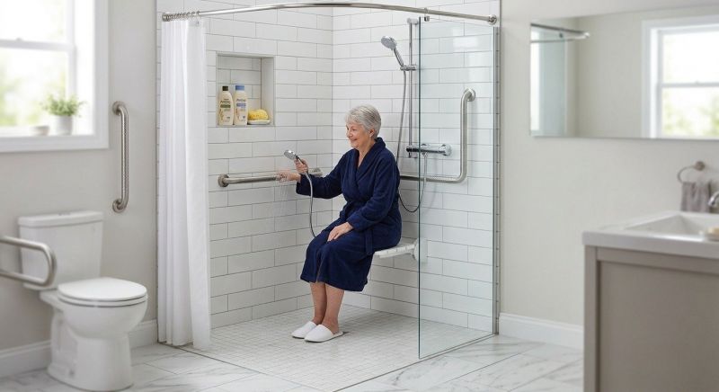 Disability Shower Installation in Portland, ME